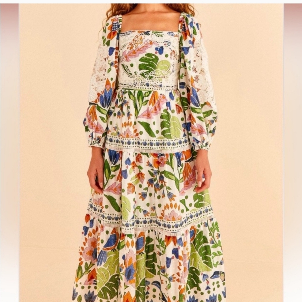 Farm Rio Garden Dress - Picture 1 of 7